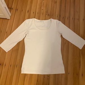 Hugo BOSS Scoop Neck Stretch Jersey Top